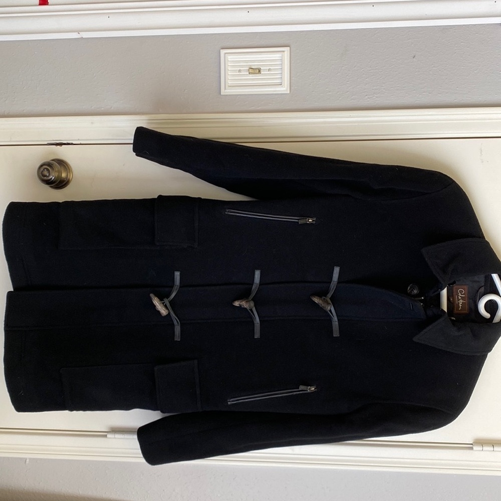 Cole Haan Collection Wool Toggle coat